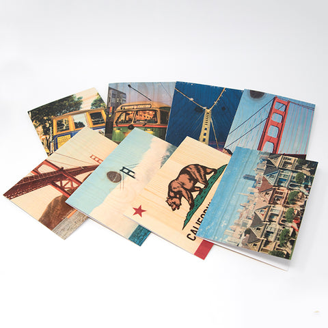San Francisco and Coastal Single Notecard - Assorted Images
