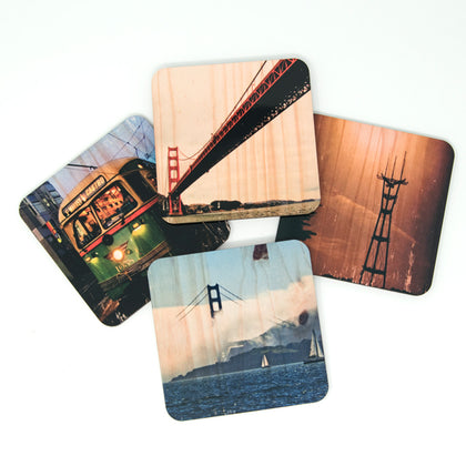 IN STOCK - San Francisco Landmarks Coasters - Set #2