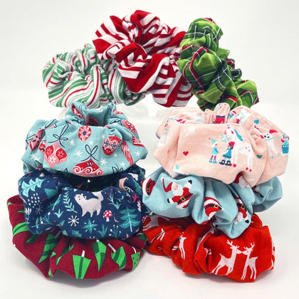 Holiday Scrunchies & Zipper Pouches