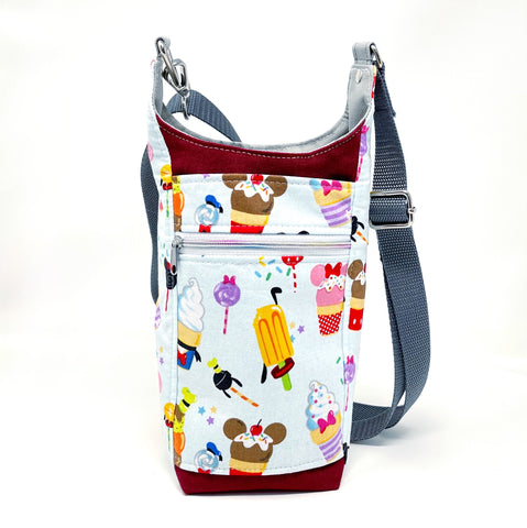 Water Bottle Crossbody Sling - Mickey Desserts