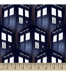 Cloth Face Mask - #151 - Doctor Who Tardis Police Box