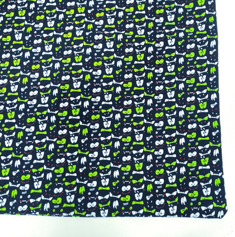 IN STOCK: Halloween Tote Bag - Small Print Monster Eyes