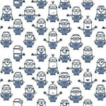 Cloth Face Mask - #73 - Blue and White Small Minions