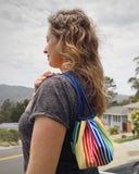 Drawstring Bags - #363 - Thin Rainbow Stripe