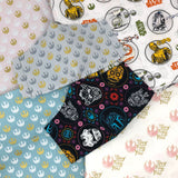 Cloth Face Mask - #149 - Star Wars Sugar Skulls on Black