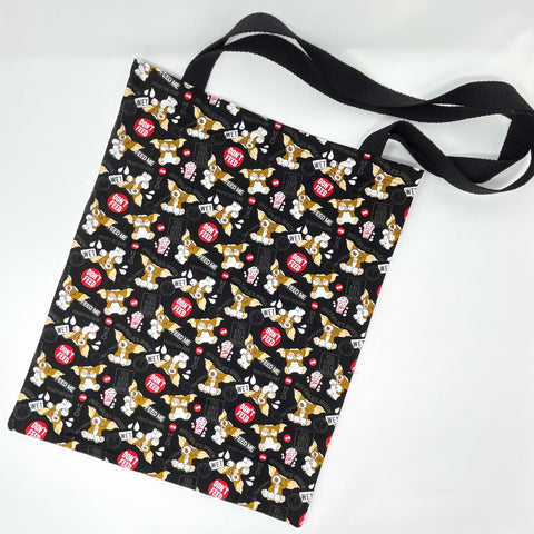 IN STOCK: Halloween Tote Bag - Gremlins on Black