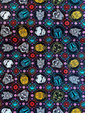 Cloth Face Mask - #149 - Star Wars Sugar Skulls on Black