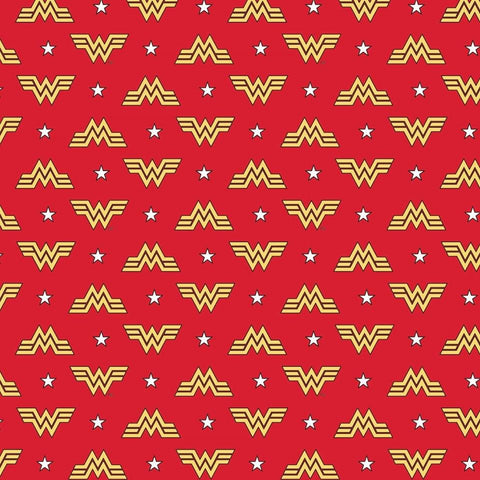 Cloth Face Mask - #248 - Wonder Woman Logo on Red