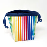 Drawstring Bags - #363 - Thin Rainbow Stripe