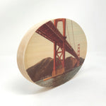 Dad's Golden Gate Bridge, Circa 1977 - Oval or Round