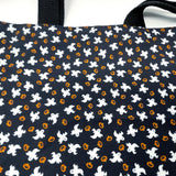 IN STOCK: Halloween Tote Bag - Small Print Ghosts and Pumpkins
