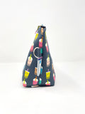 Zipper Pouches - #295 - Happy Boba Tea on Dk Gray