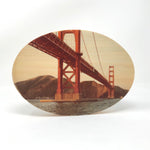 Dad's Golden Gate Bridge, Circa 1977 - Oval or Round