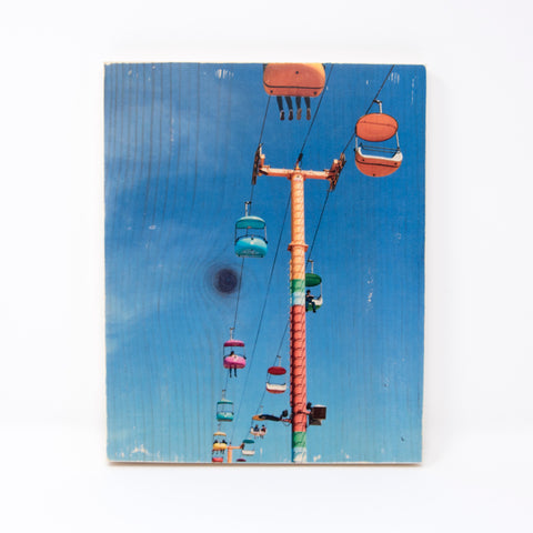 Blue Sky Glider, Santa Cruz Beach Boardwalk - Rectangle