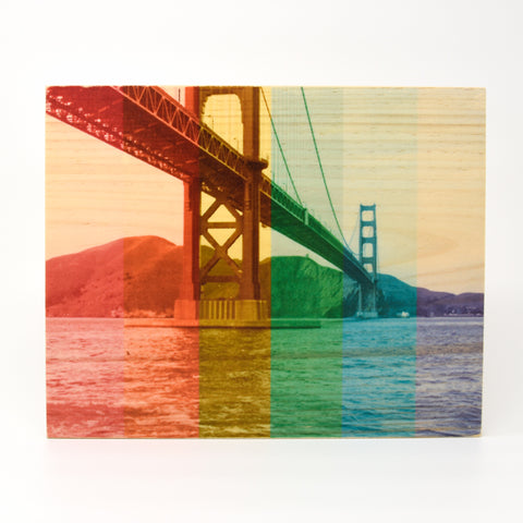 Rainbow Pride: Dad's Golden Gate Bridge, Circa 1977 - Rectangle