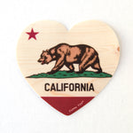 3" Heart Sticker - Assorted San Francisco and California Coastal