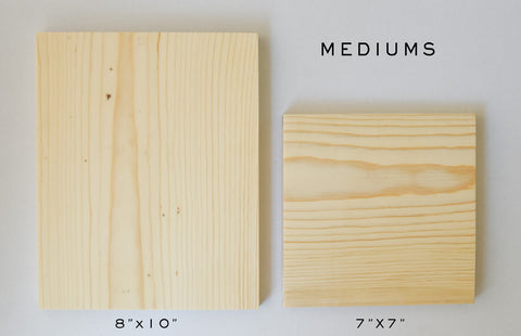 Blank Wood for Your Own Image Transfer - Assorted Sizes