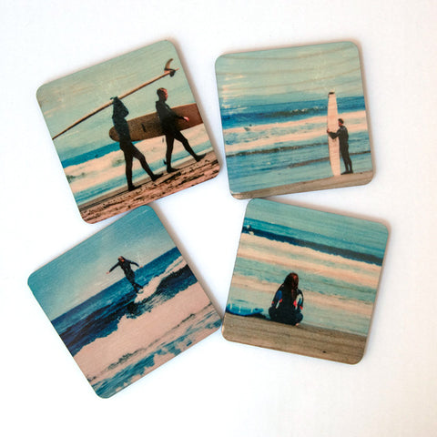Northern California Surfers Coasters