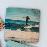 Northern California Surfers Coasters
