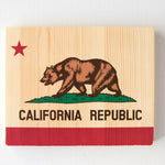 California Bear State Flag - Rectangle