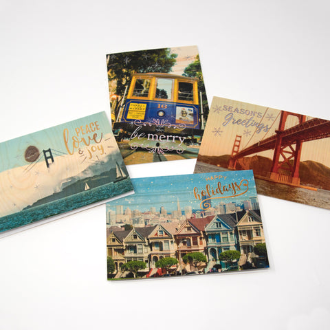 Holiday Greeting Card - Choice of 4 Images or Assortment Pack of 8
