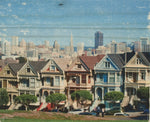 The Painted Ladies - Hand-Transferred Photo on Wood
