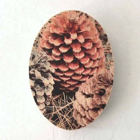 Tahoe Pinecone Trio - Oval