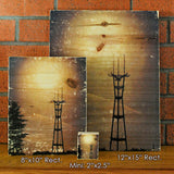 Sutro Tower Glow - Rectangle