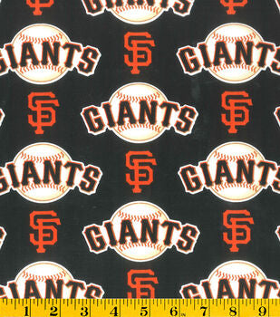 Cloth Face Mask - #123 - SF Giants Baseballs