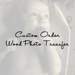 Custom Photo on Wood - 9" Heart