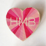 Mini Heart Magnets: Coastal, Succulent, and Nature - Hand-Transferred Photos on Wood, Various Images