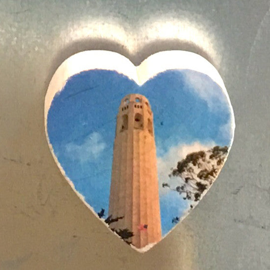 San Francisco Heart Magnets - Starter Pack - Hand-Transferred Photos on  Wood